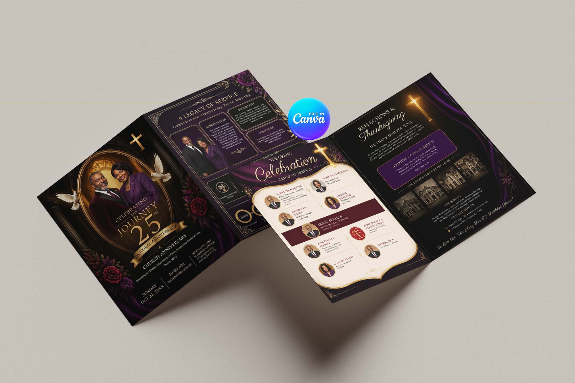 Chruch Anniversary template 